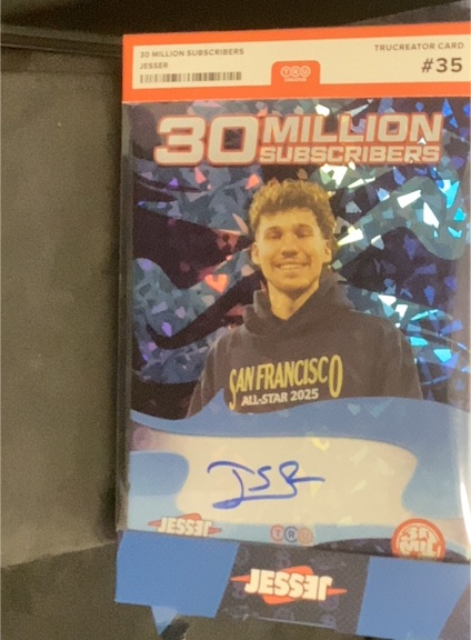 2023 TrueCreator #35 Jesser 30 Million Subscribers — front