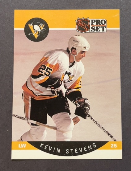 1990-91 Pro Set #240 Kevin Stevens — front