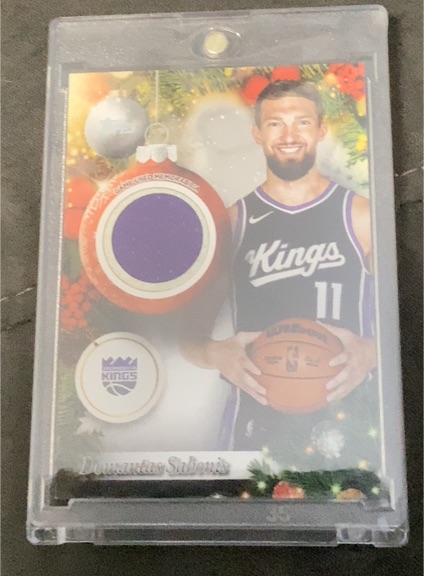 2025-26 Topps Holiday #PR-DS Domantas Sabonis — front