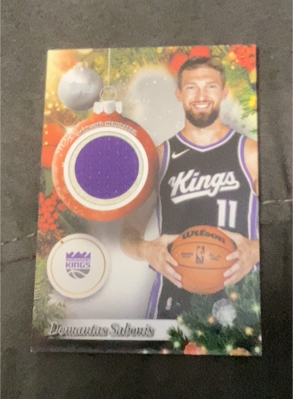 2025-26 Topps Holiday #PR-DS Domantas Sabonis — front
