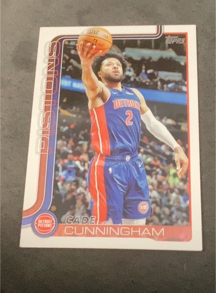 2025-26 Topps #40 Cade Cunningham — front