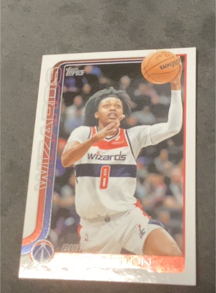 2025-26 Topps #97 Bub Carrington — front