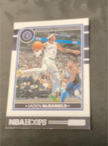 2024-25 Panini NBA Hoops #6 Jaden McDaniels — front