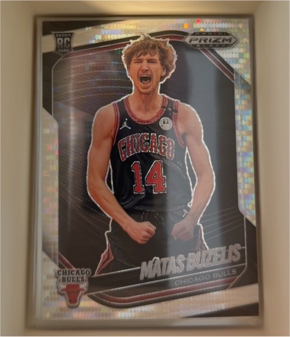 2024-25 Panini Prizm Black #41 Matas Buzelis — front