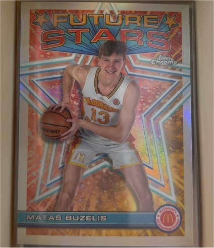 2023 Topps Chrome McDonald's All American Future Stars #FS-2 Matas Buzelis — front