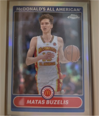 2023 Topps Chrome McDonald's All American #2K7-9 Matas Buzelis — front