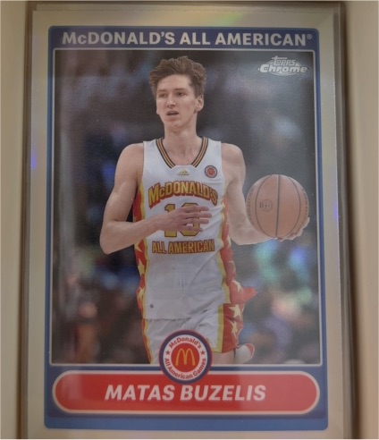 2023 Topps Chrome McDonald's All American #2K7-9 Matas Buzelis — front