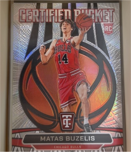 2024-25 Panini Totally Certified #4 Matas Buzelis — front