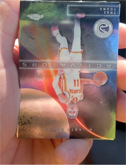 2025-26 Topps Chrome #AC-5 Trae Young — front