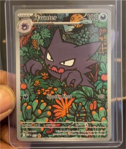2025 Pokémon #027 Haunter Mega Evolution Promo — front