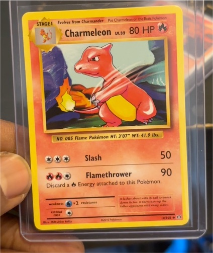 2016 Pokemon XY Evolutions #10 Charmeleon — front