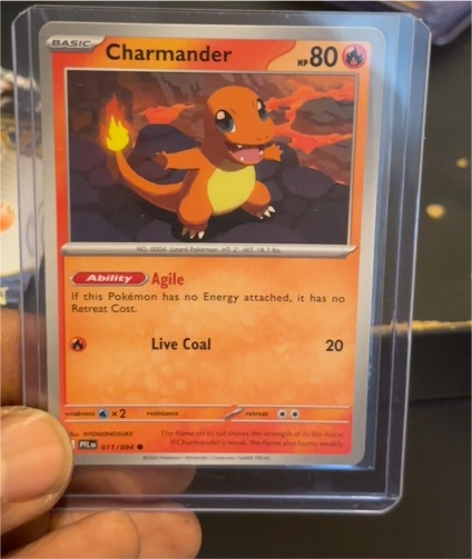 2023 Pokémon ME02: Phantasmal Flames #011 Charmander — front