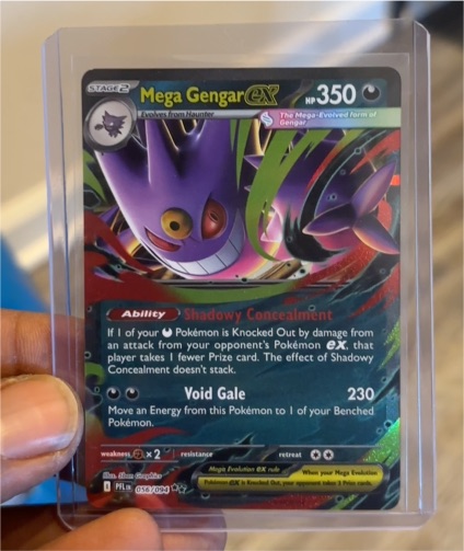 2025 Pokemon Mega Gengar EX #056 — front