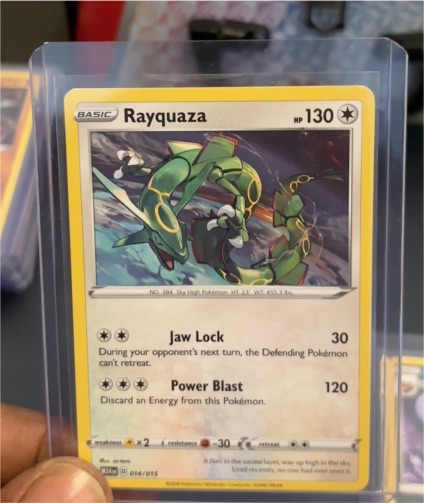 2024 Pokémon McDonald's #014 Rayquaza — front