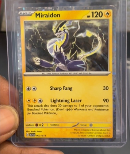 2024 McDonald's Pokémon Promo #003 Miraidon — front