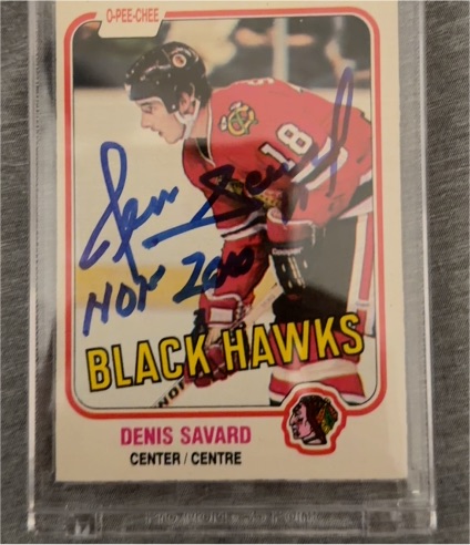 1981-82 O-Pee-Chee #63 Denis Savard — front