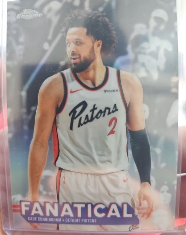 2025-26 Topps Chrome #FAN-7 Cade Cunningham Fanatical — front