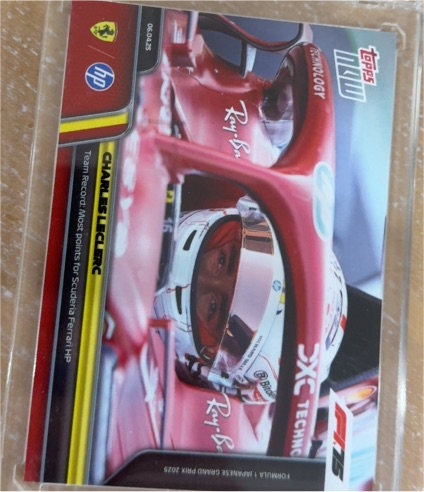 2025 Topps Now Formula 1 #27 Charles Leclerc — front