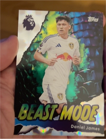 2025-26 Topps Premier League #440 Daniel James Beast Mode — front