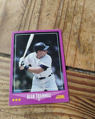 1988 Score #37 Alan Trammell — front