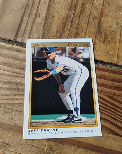 1991 O-Pee-Chee Premier #26 Jeff Conine — front
