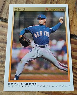 1991 O-Pee-Chee Premier #110 Doug Simons — front