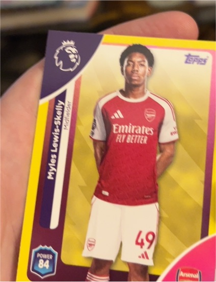 2025-26 Topps Premier League #9 Myles Lewis-Skelly — front