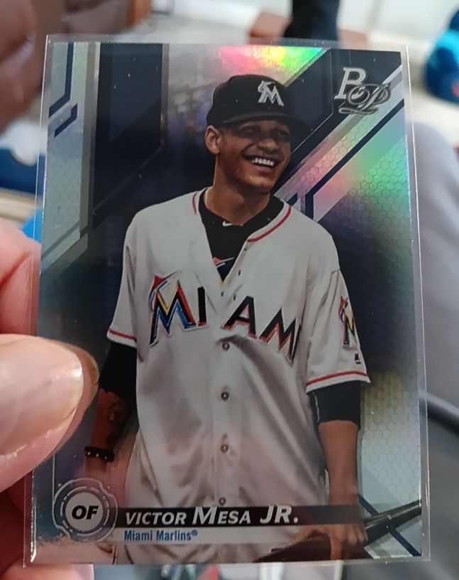 2019 Bowman Platinum #TOP-14 Victor Mesa Jr. — front