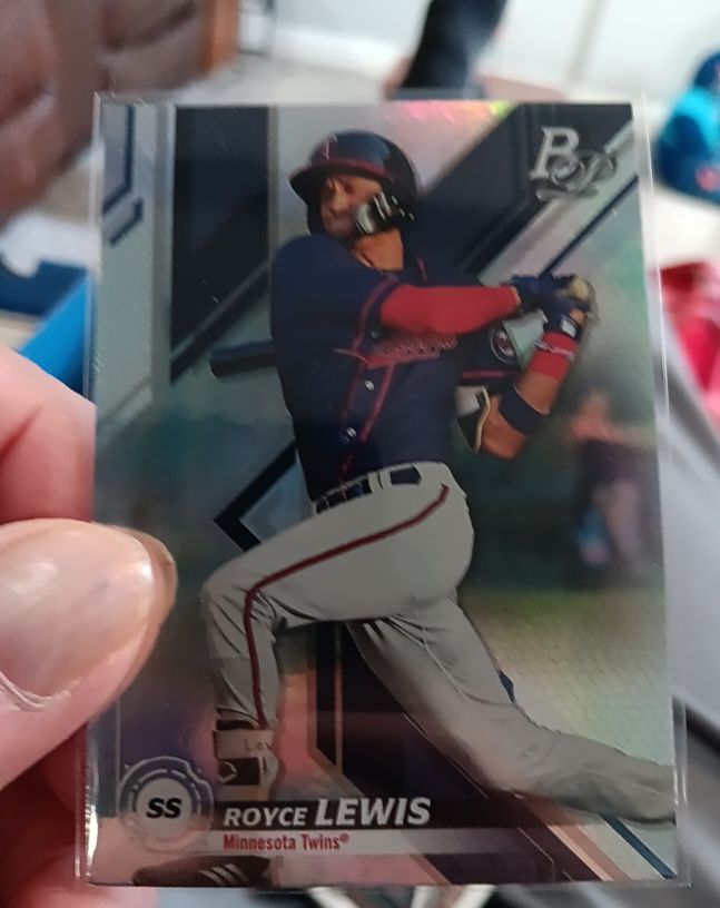 2019 Bowman Platinum #TOP-81 Royce Lewis — front