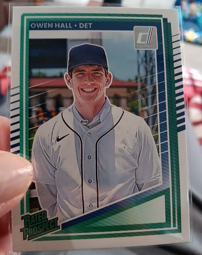 2025 Donruss #130 Owen Hall — front
