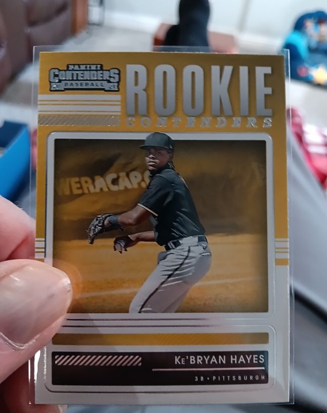 2021 Panini Contenders Rookie Contenders #RKC-KH Ke'Bryan Hayes — front
