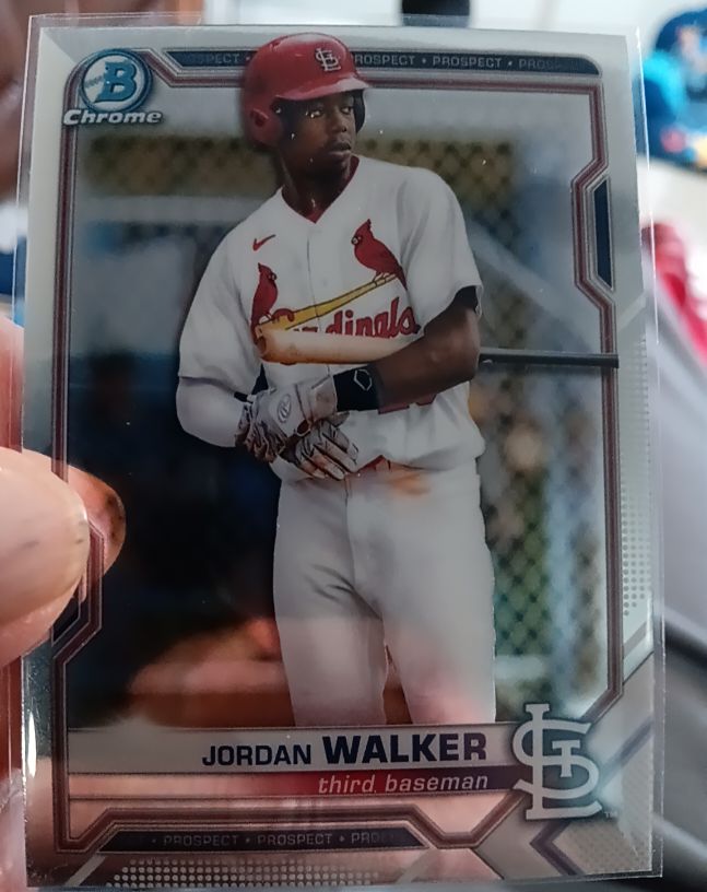 2021 Bowman Chrome Prospects #BCP-146 Jordan Walker — front