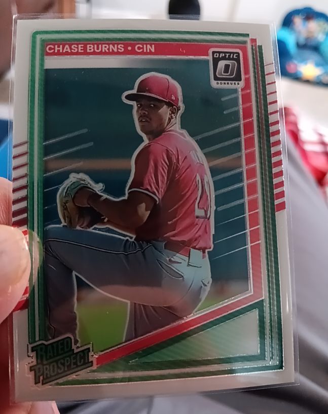 2025 Panini Donruss Optic #146 Chase Burns — front