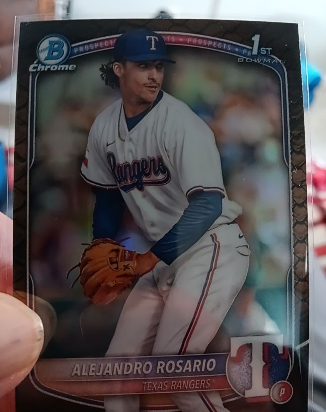 2025 Bowman Chrome #BCP-125 Alejandro Rosario — front