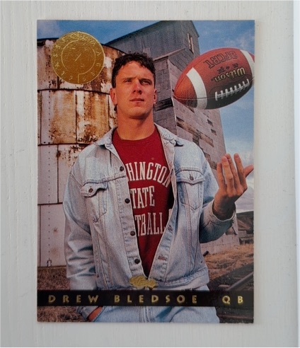 1993-94 Classic Images Four Sport #1 Drew Bledsoe Washington State Cougars — front