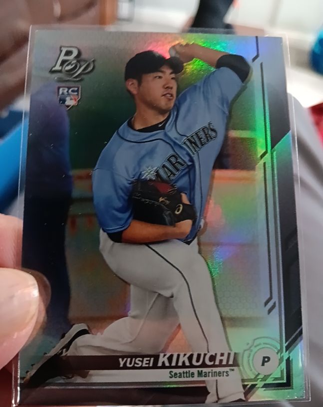 2019 Bowman Platinum #48 Yusei Kikuchi — front