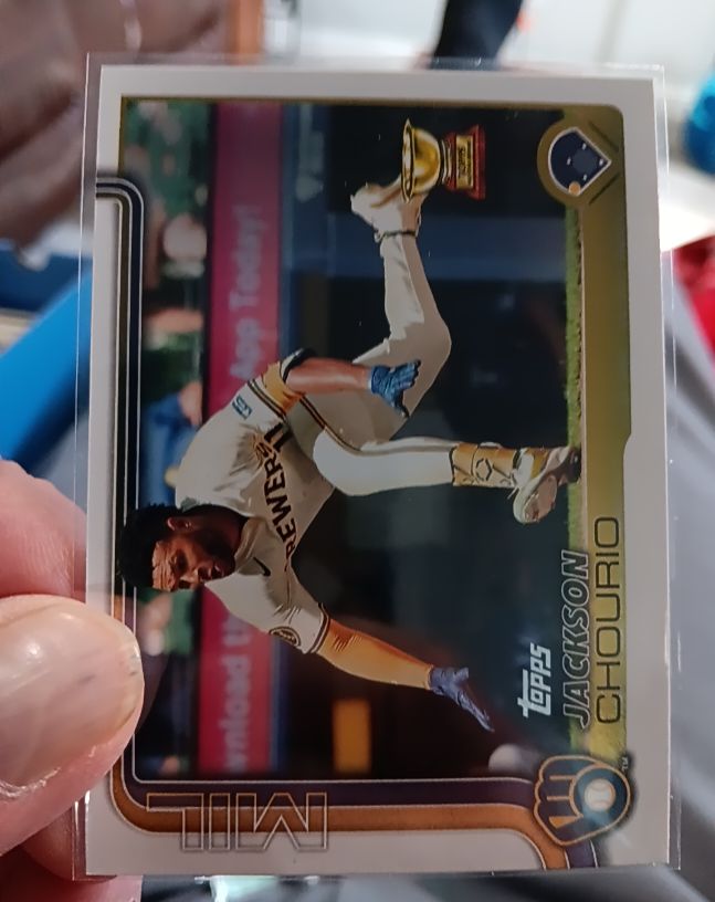 2025 Topps Series 2 #376 Jackson Chourio — front
