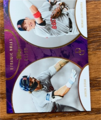 2025 Topps Dynamic Duals #8 Nomar Garciaparra & Jarren Duran — front