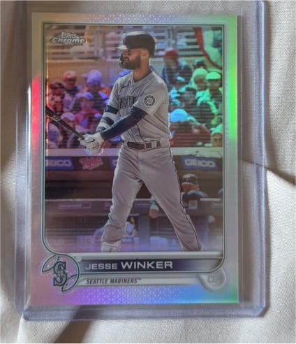 2022 Topps Chrome Update #USC17 Jesse Winker — front