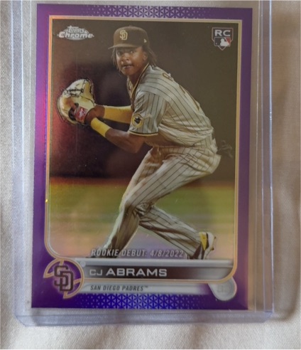 2022 Topps Chrome Update #USC102 CJ Abrams — front