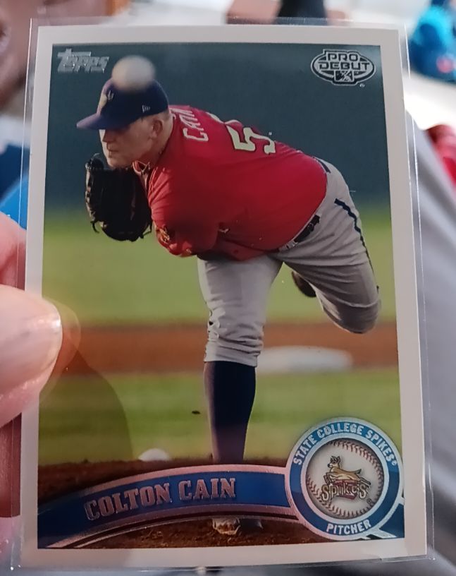 2011 Topps Pro Debut #C18 Colton Cain — front