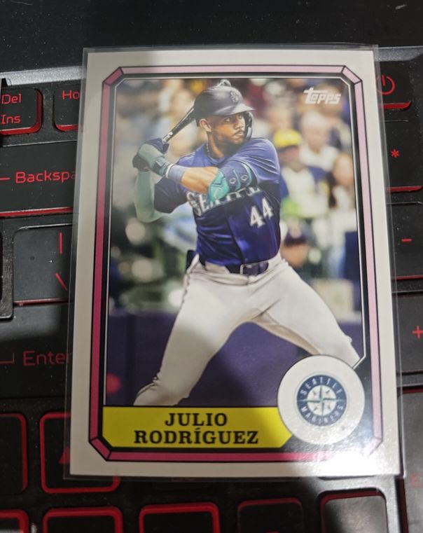 2025 Topps Archives Boardwalk and Baseball #87BB-12 Julio Rodríguez — front