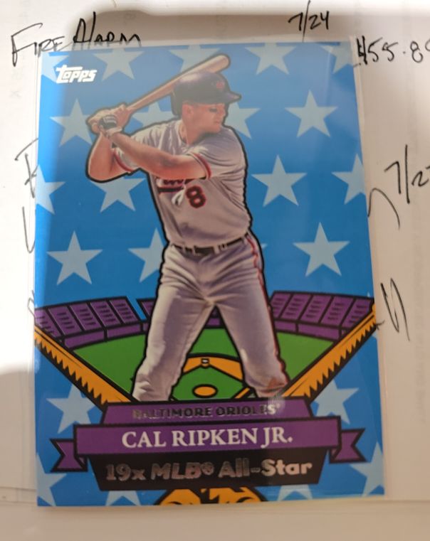 2025 Topps Archives #07AS-22 Cal Ripken Jr. 19-X MLB All-Star — front
