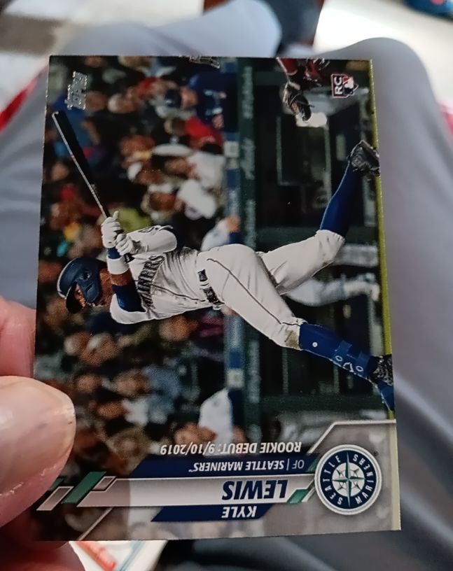 2020 Topps Update #U-21 Kyle Lewis — front