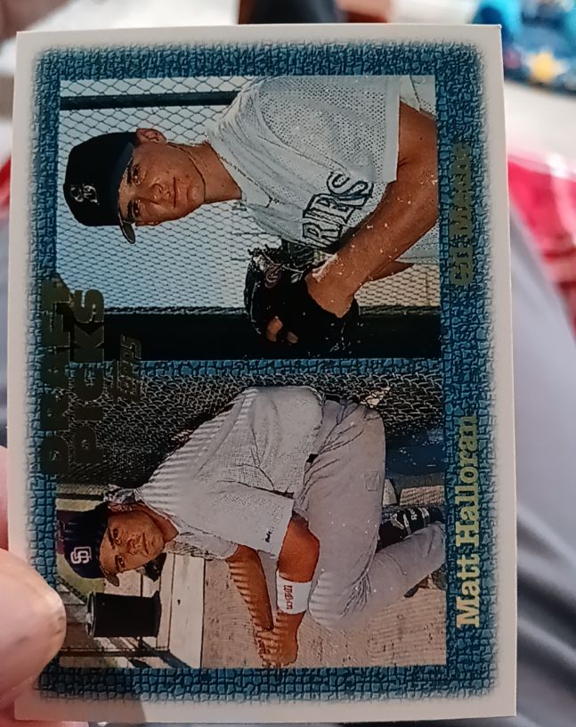 1997 Topps #271 Matt Halloran/Gil Meche Rookie — front
