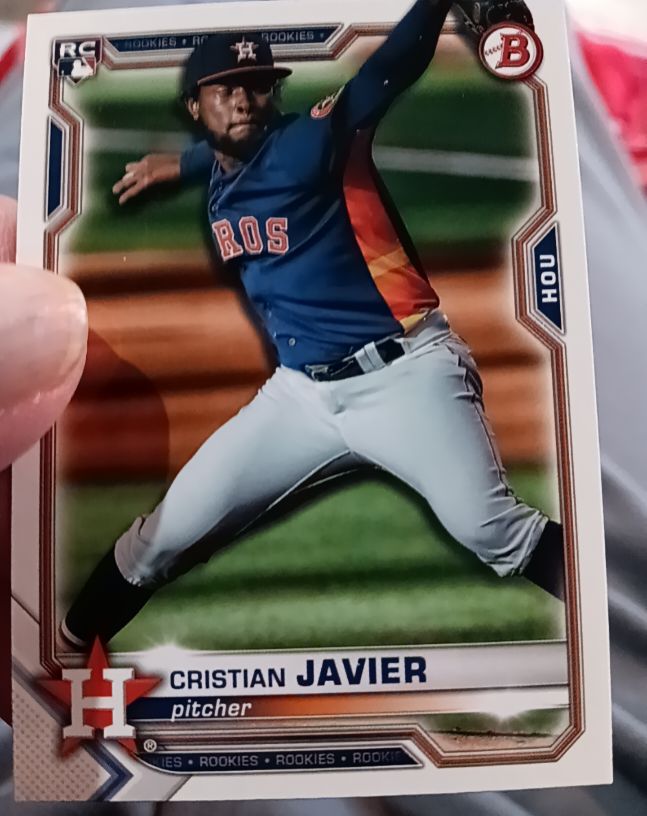 2021 Bowman #83 Cristian Javier — front