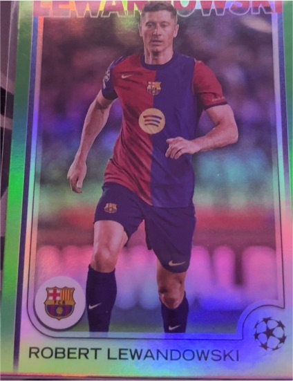 2024-25 Topps UEFA Club Competitions #200 Robert Lewandowski — front