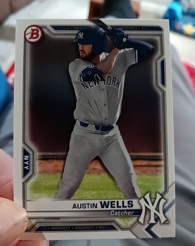 2021 Bowman Prospects #BP-47 Austin Wells — front