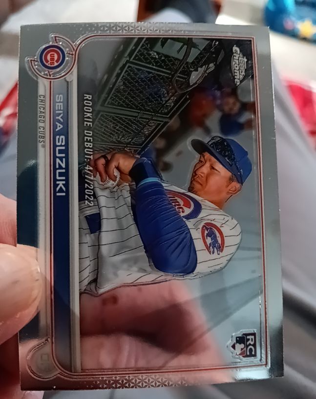 2022 Topps Chrome Update #USC144 Seiya Suzuki — front