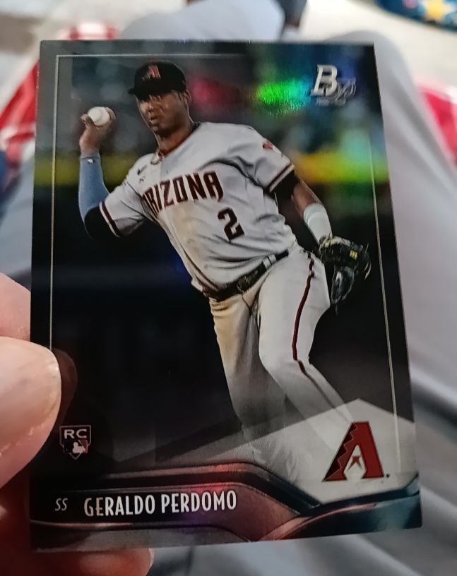 2021 Bowman Platinum #2 Geraldo Perdomo — front